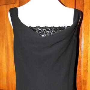 Jones New York black maxi dress, sleeveless